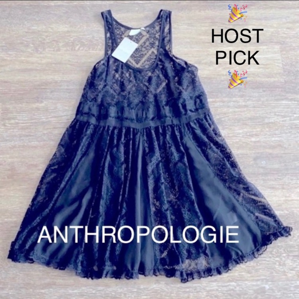 💯✅ AUTHENTIC ANTHROPOLOGIE LACE SHEER TOP/DRESS